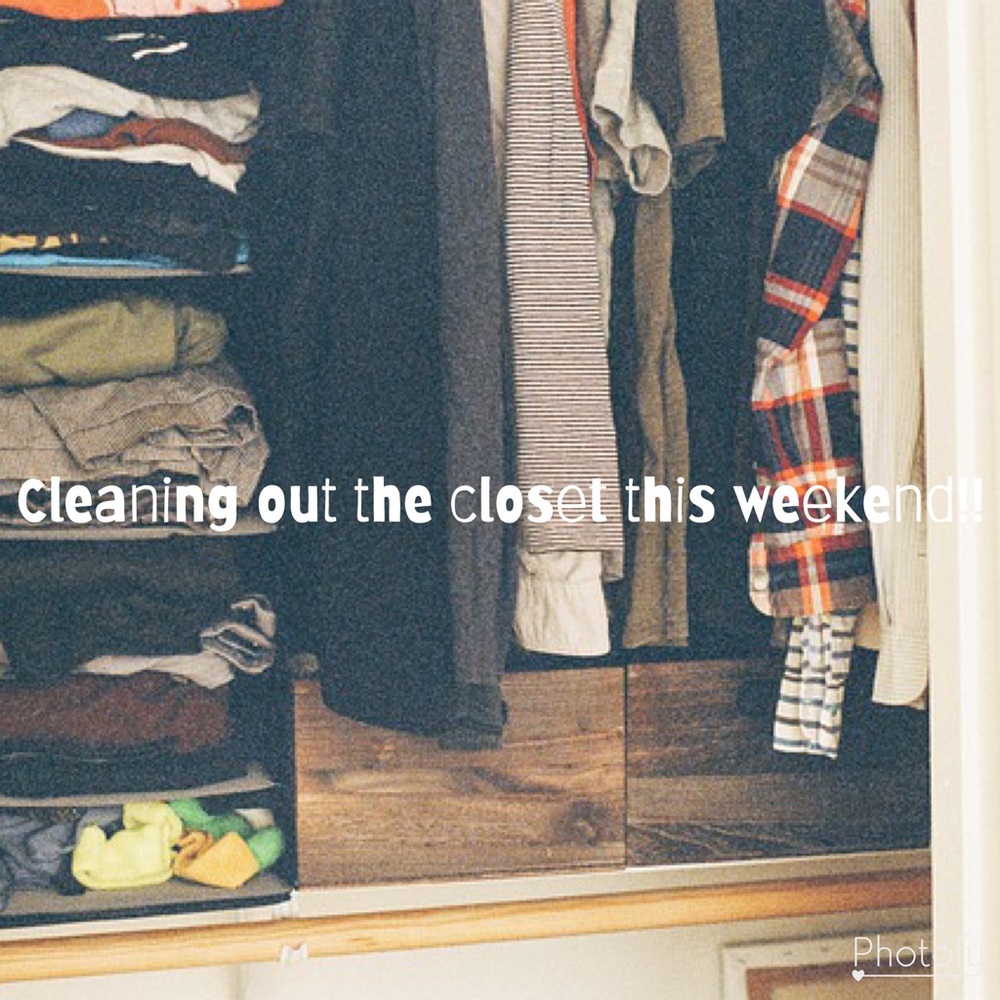Cleaning out the closet this weekend!!! Good stuff is coming!!! 🎉🥳🙌⭐️🌟💫✨🤩